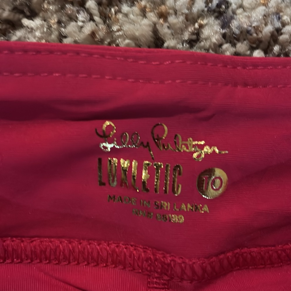 UPF 50+ LUXLETIC ANTIBES SKORT IN POINSETTIA RED size 10 - Picture 5 of 7